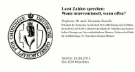 Lasst Zahlen sprechen: Wann interventionell, wann offen?