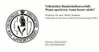 Bandscheibenvorfall - wann operieren, wann besser nicht?